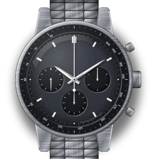 Illustration of the Omega Speedmaster Moonwatch Calibre 321 dial (our own drawing, not a product photo)